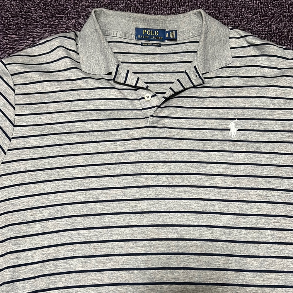 Gray and Blue Ralph Lauren POLO